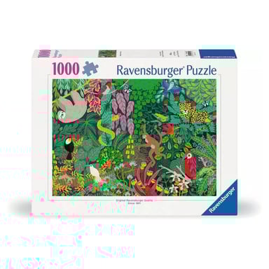 Puzzle de 1000 piezas Selva Mágica - Un viaje deslumbrante
