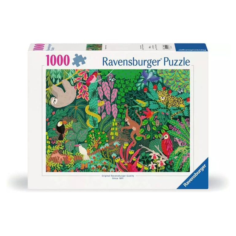 Puzzle 1000 pièces : Forêt tropicale magique Ravensburger France - vue 5