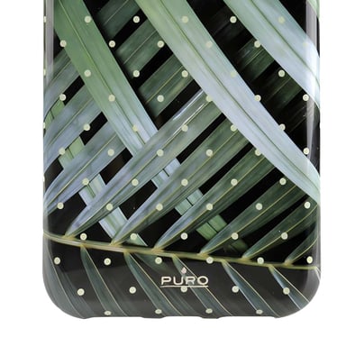 Coque pour iPhone XS Max Collection Glam Tropical Leaves Vert