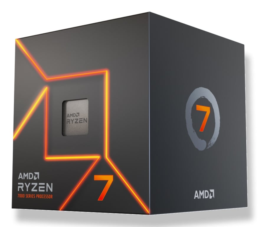 AMD Ryzen 7 7700 processeur 3 8 GHz 32 Mo L3 Boîte - vue 4