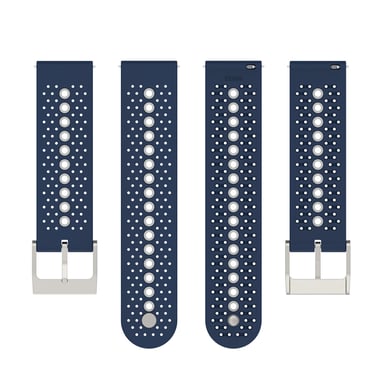 Cinturino colorato da 22 mm per orologio Suunto Race S Blue + Grey