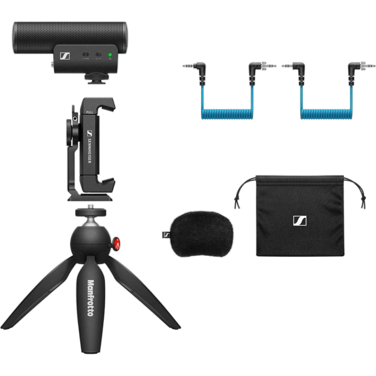 Sennheiser - MKE 400 Camera-mount Compact Shotgun Microphone
