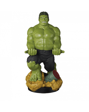 Figura de acción Hulk XL - Soporte y cargador para mando y smartphone - Exquisite Gaming