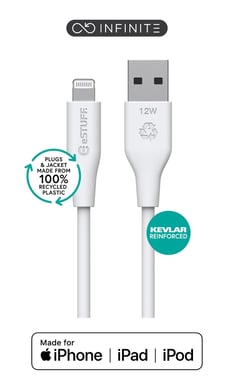 eSTUFF ES601270 câble Lightning 2 m Blanc