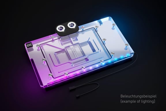 Alphacool Core RTX 4090 Master V.2 avec Backplate - Acryl + Nickel