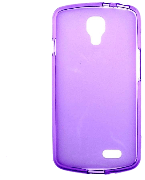 Coque silicone unie compatible Givré Violet LG F70