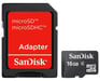 SanDisk 16GB MicroSDHC con adattatore 16GB Classe 4
