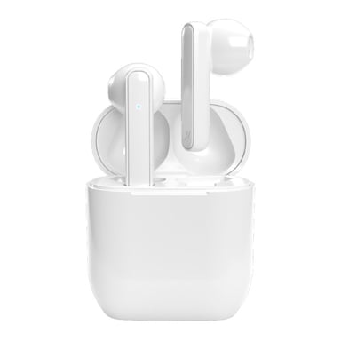 SBS Nubox Casque True Wireless Stereo (TWS) Ecouteurs Appels/Musique USB Type-C Bluetooth Blanc