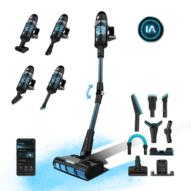 Aspirateur Balai Cecotec Conga Rockstar 9500 – Connected, Autonomie 90', Écran numérique, sans Fil - vue 2
