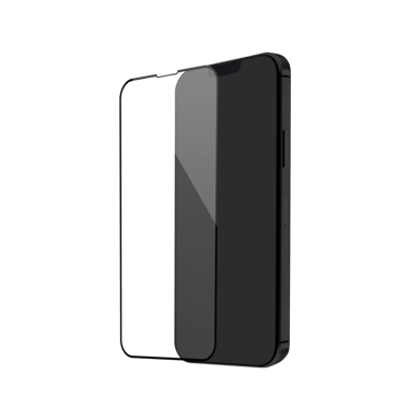 Protezione dello schermo in vetro temperato (100% di copertura della superficie) per Apple iPhone 13 mini, nero