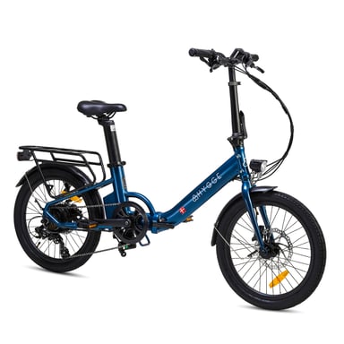 Virum Step - Vélo électrique pliant ultra-léger 36V 10Ah - Bleu Saphir