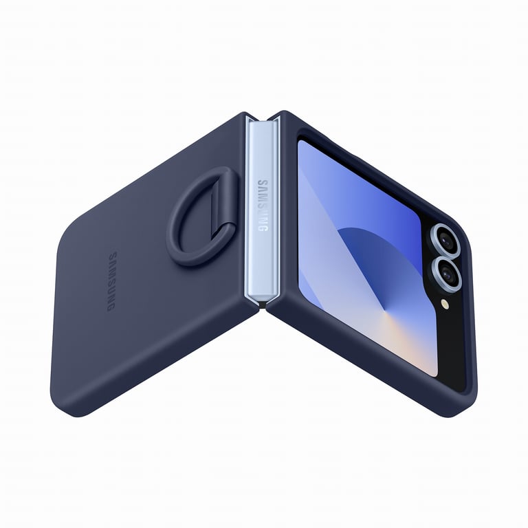 Coque Z Flip6 silicone avec anneau - vue 6
