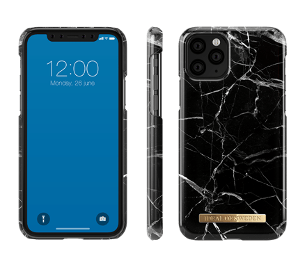 IDEAL OF SWEDEN Funda para Apple iPhone 11 Pro Fashion con diseño de mármol Negro