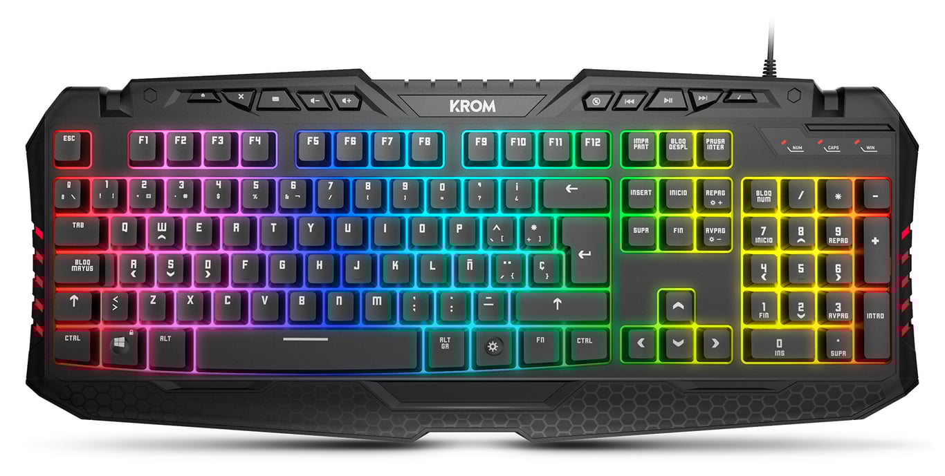 Krom Kyra Clavier Jouer Usb Qwerty Noir