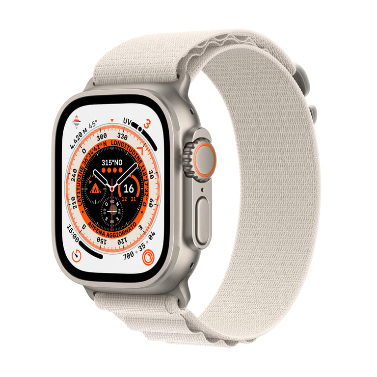 Bracelet Milanais Apple Watch (lumière stellaire) 