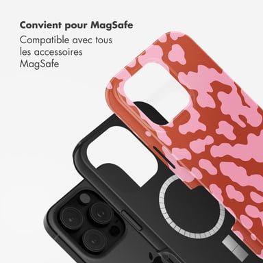 Selencia Coque arrière Vivid avec MagSafe pour Apple iPhone 16 Pro Max - Moo'd Blush Pink