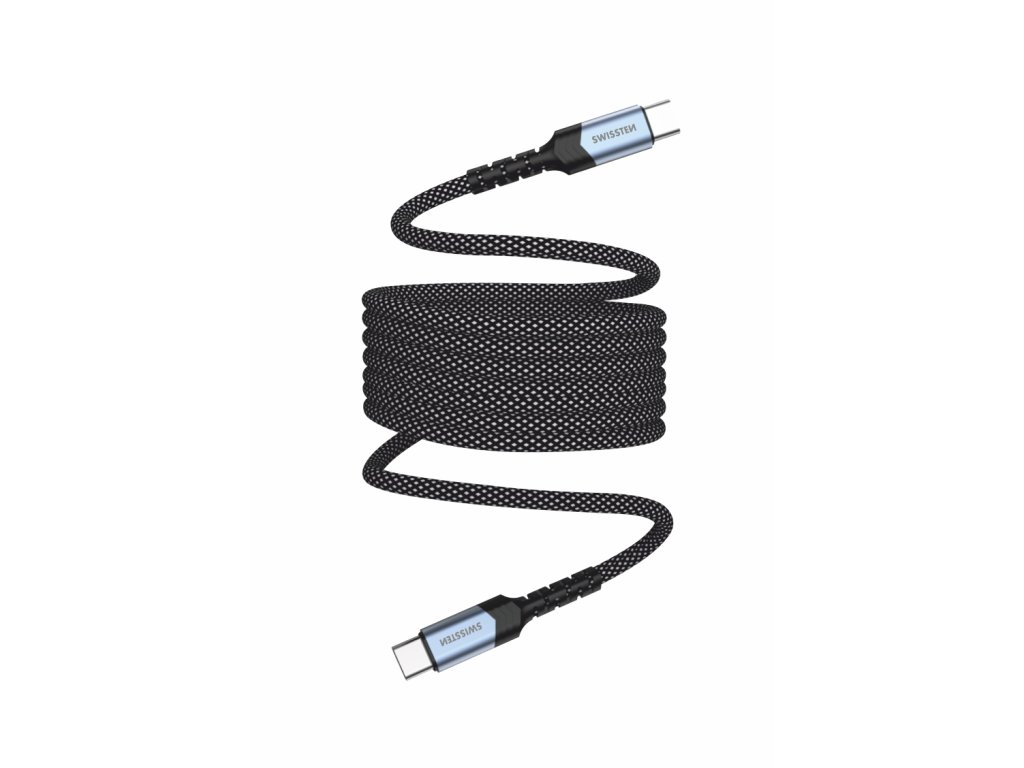 Câble USB C vers USB C Enroulement Magnétique Longueur 1m Neuf