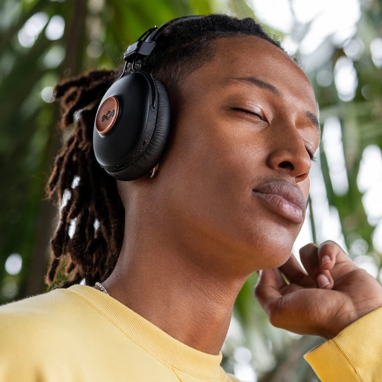 The House Of Marley POSITIVE VIBRATION FREQUENCY Casque Avec fil &sans fil Arceau AppelsMusique Micro USB Bluetooth Cuivre Or Neuf - vue 3