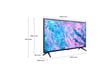 Samsung Series 7 TV Crystal UHD 65'' 65CU7025 2023, 4K, Smart TV