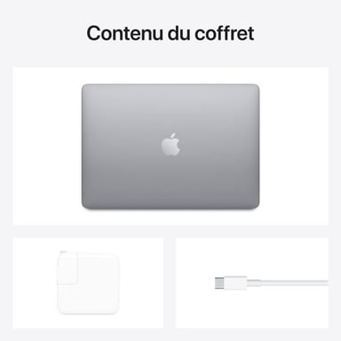 MacBook Air M1 (2020) 13,3', 3,2 GHz 512 GB 16 GB Apple GPU 8, argento - QWERTY