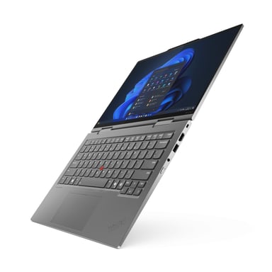 Lenovo ThinkPad X1 2-in-1 Gen 10 Aura Edition Intel Core Ultra 7 255U Híbrido (2-en-1) 35,6 cm (14'') Pantalla táctil WUXGA 32 GB LPDDR5x-SDRAM 1 TB SSD Wi-Fi 6E (802.11ax) Windows 11 Pro Alemán Gris