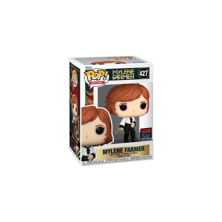 Figurine Funko Pop Rocks Mylène Farmer Exclusivité Fnac - vue 2