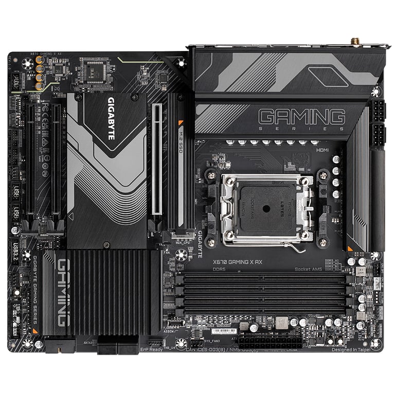GIGABYTE X670 GAMING X AX carte mère AMD X670 Emplacement AM5 ATX Neuf - vue 3