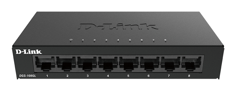 D Link DGS 108GL commutateur réseau Non géré Gigabit Ethernet 101001000 Bureau Neuf