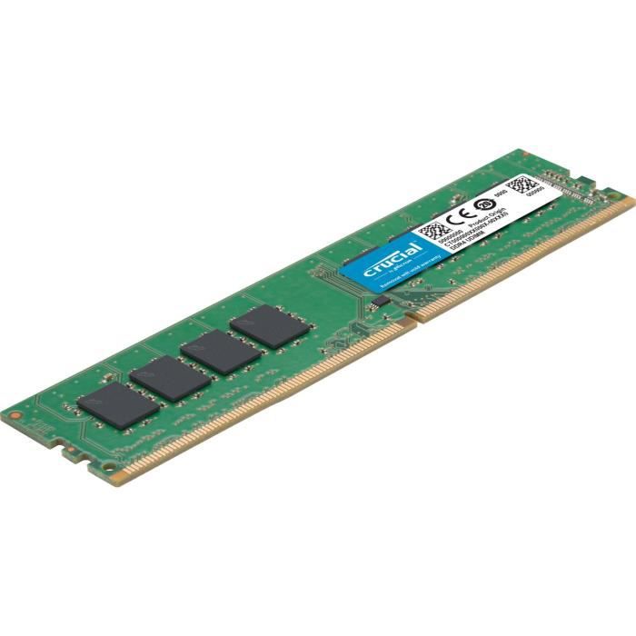 CRUCIAL - Memoria DDR4 para PC - 16GB (1x16GB) - 2400 MHz - CAS 17 (CT16G4DFD824A)