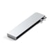 Satechi ST-HUCPHSS base para portátil y replicador de puertos Acoplamiento USB 3.2 Gen 2 (3.1 Gen 2) Type-C Plata