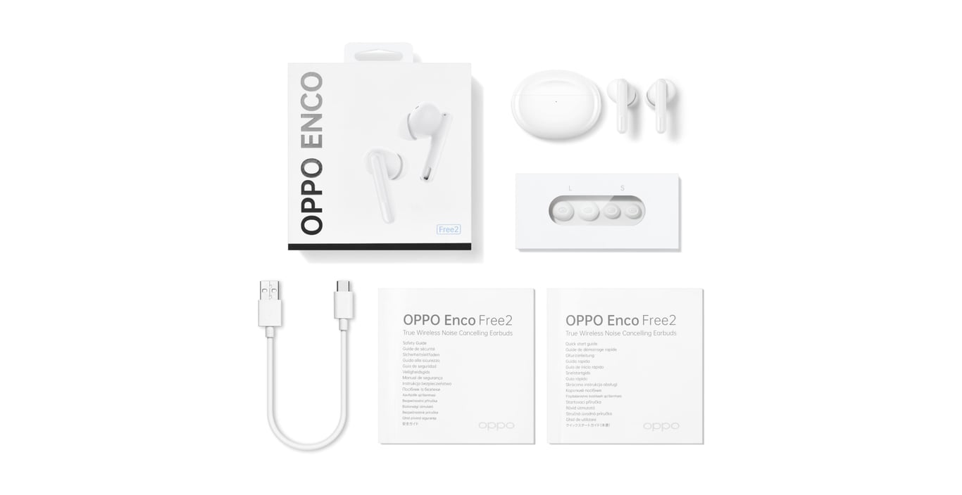 OPPO Enco Free 2 W52 White Auriculares Inalámbrico Dentro de oído Música Bluetooth Blanco
