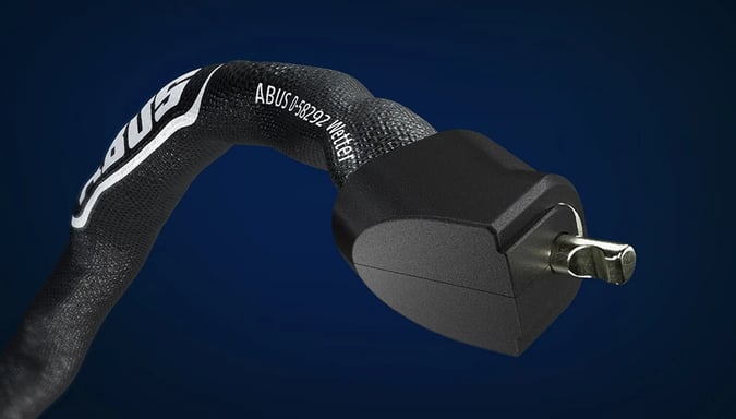 ABUS 7807F/110 Noir, Argent 1100 mm Antivol à chaîne
