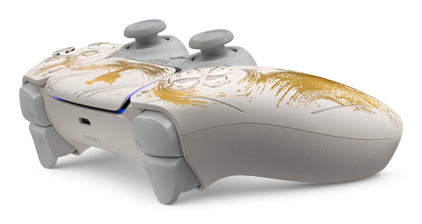 Manette sans fil DualSense Édition limitée Ghost of Yōtei Gold - vue 6