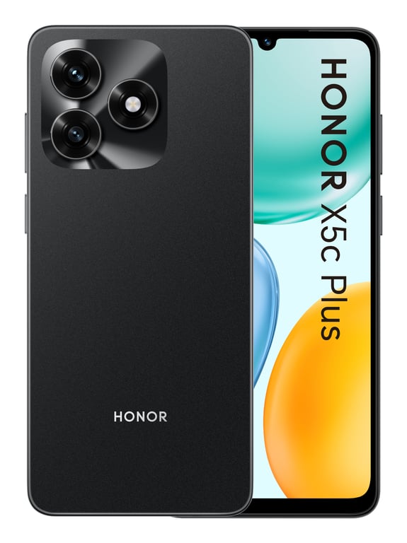 Honor X5c Plus (4G) 256 Go, Noir - Neuf