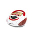 METRONIC 477145 Radio CD infantil estilo circo - rojo y blanco