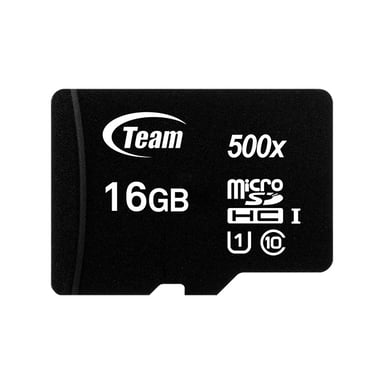 Team Group 16GB Micro SDHC MicroSDHC UHS-I Classe 10 (Team 16GB Micro SDHC Class 10 UHS-I Flash Card with Adapter)