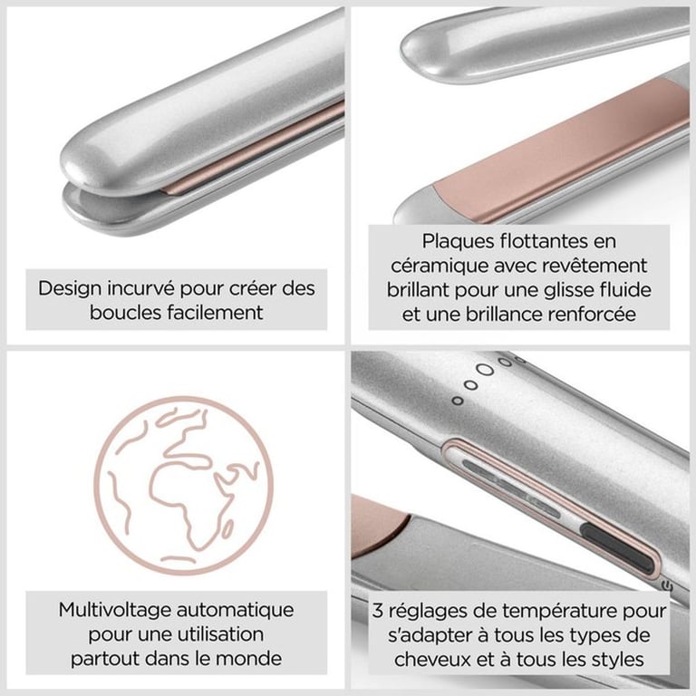 Lisseur BaByliss ST260E Cosmos – 3 Températures Réglables - vue 3