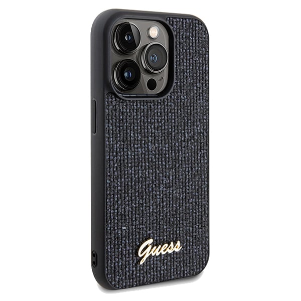 Guess Disco Metal Script Coque pour iPhone 14 Pro Max - vue 4