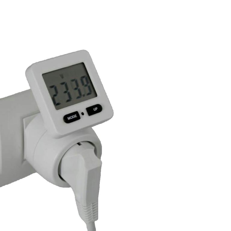 Prise intelligente Chacon avec compteur blanc - Neuf