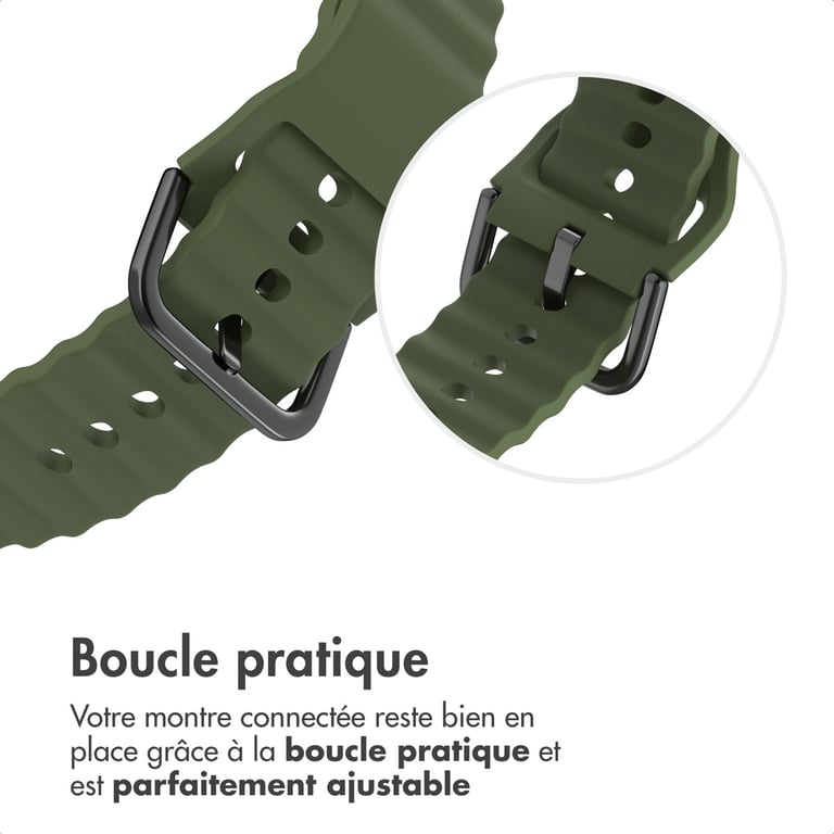 Bracelet imoshion 20mm Wave en silicone - vue 5