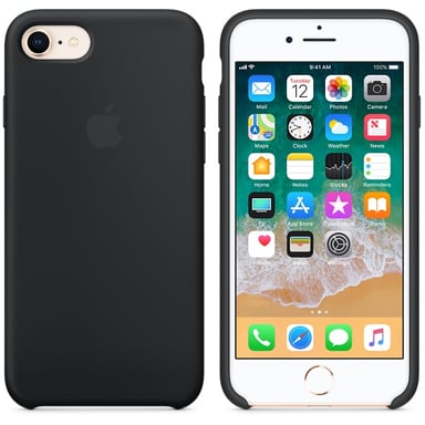 Apple MQGK2ZM/A cover protettiva per cellulare 11,9 cm (4.7'') Nero Apple iPhone 8/7