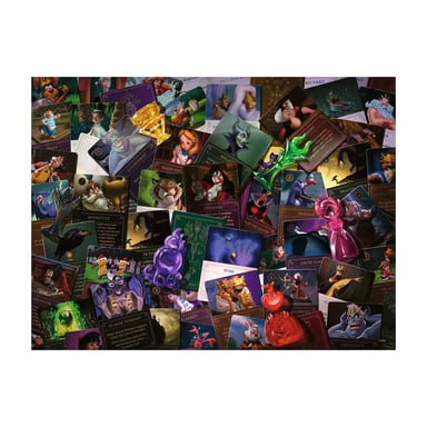 Ravensburger Villainous: set di puzzle 2000 pezzi per tutti i cattivi Art