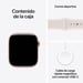 Apple Watch Series 11 GPS 46mm Boitier en Aluminium Or Rose avec Bracelet Sport Rose Tendre - S/M
