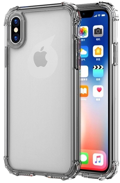 Pack Protection pour IPHONE Xs APPLE (Coque Silicone Anti-Chocs + Film Verre Trempe)
