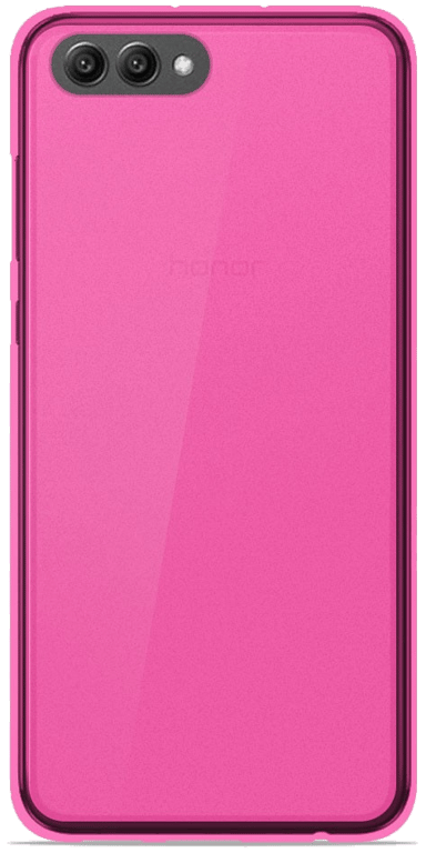 Coque silicone unie compatible Givré Rose Huawei Honor View 10