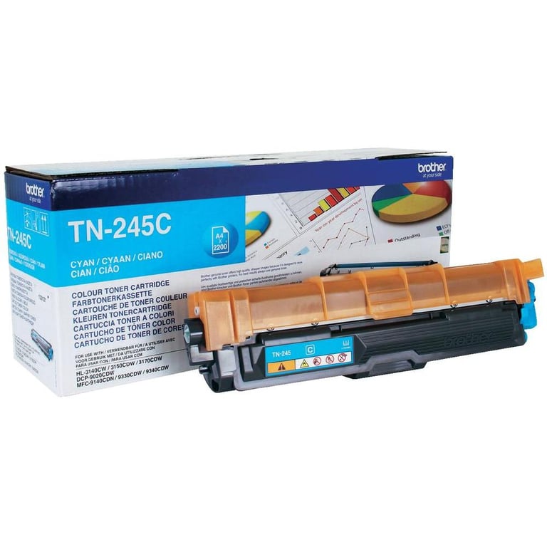 Brother TN245C Cyan - vue 3