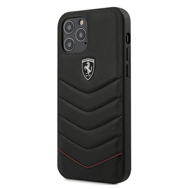 Funda Ferrari para iPhone 12 Pro Max 6.7'' Negro Off Track Acolchada