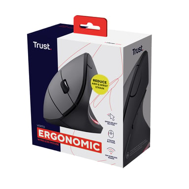 Trust Verto Mouse ottico senza fili RF per destrimani 1600 DPI