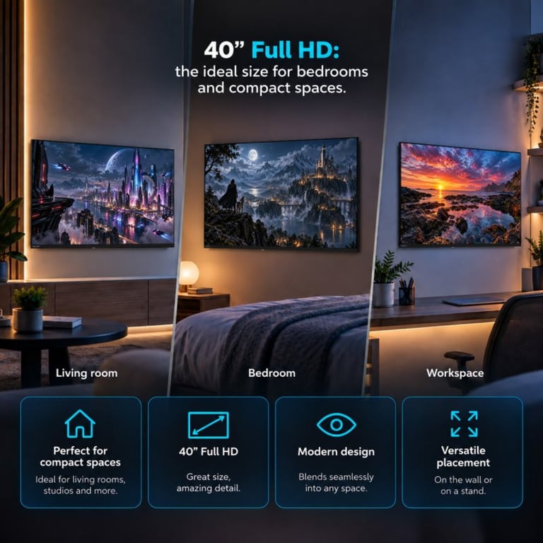 Nilait Prisma 40FD7004SVIOS 40 LED FHD Smart TV VIDAA - vue 3