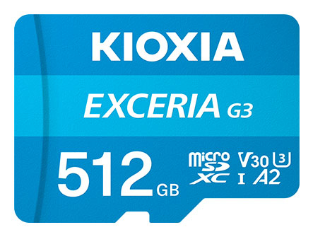 Carte MicroSD KIOXIA EXCERIA PLUS G3 256 Format microSD de garantie - vue 2
